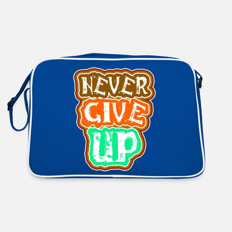 N’abandonnez jamais Sac Retro