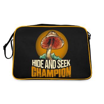 Hide And Seek Champion Mycologist Fungus - Retro Bag - black/gold - Back