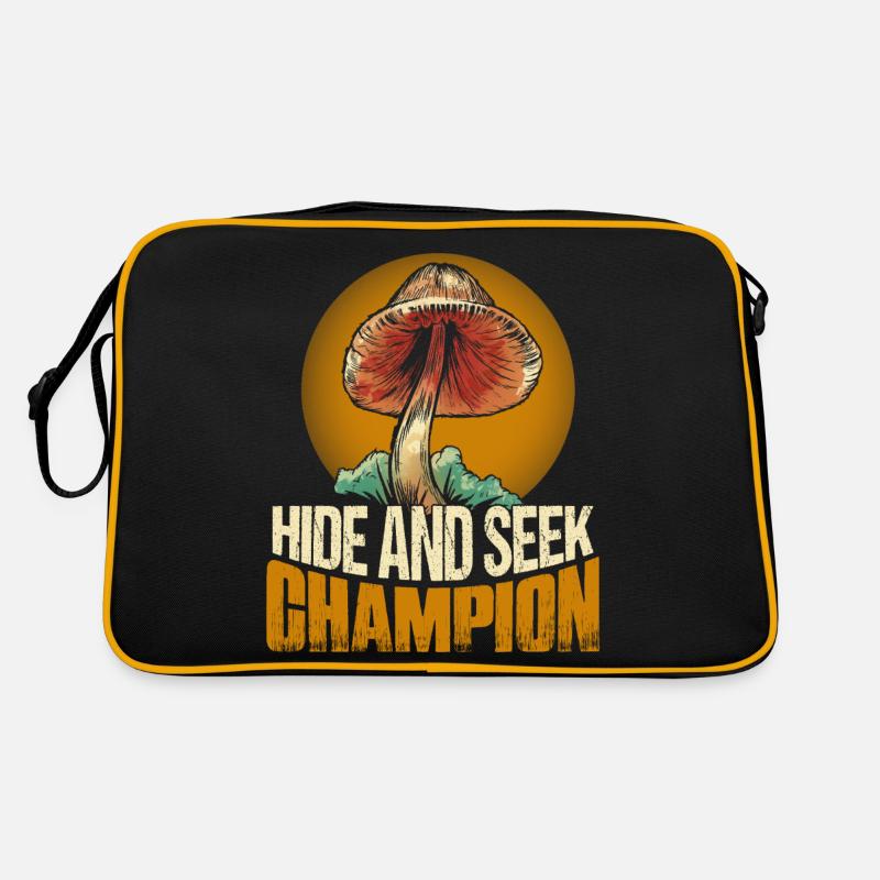 Champignon mycologue champion de cache-cache Sac Retro