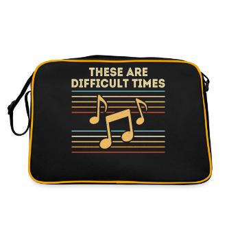 Musicien - Sac Retro - noir/or - Dos