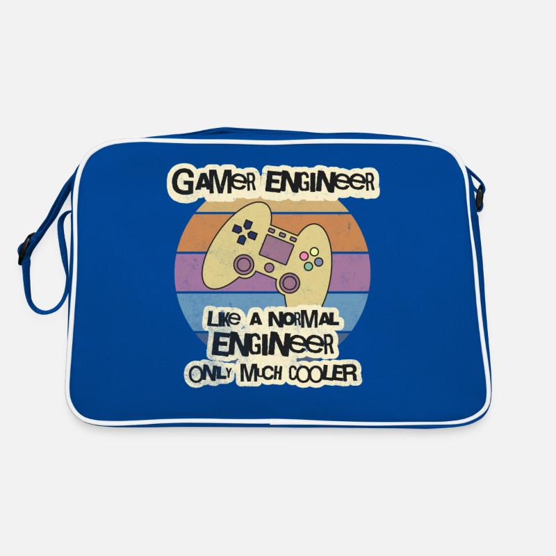 Gamer Engineer T-Shirt, Game Developer Shirt, Prog Retro Bag