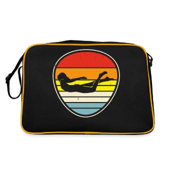 Swimming Float - Retro Bag - black/gold - Back