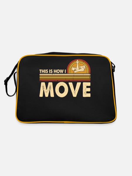Schach - Retro Tasche - Schwarz/Gold