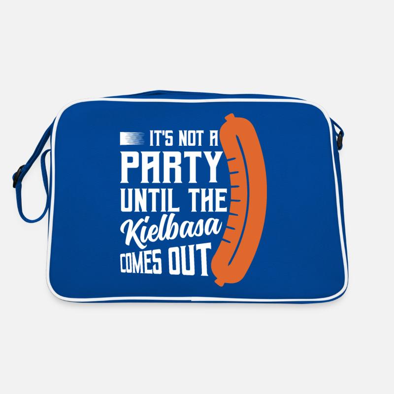 Ce n’est pas une fête jusqu’à ce que le Kielbasa sorte Pols Sac Retro