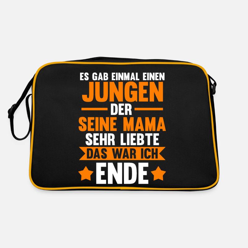 Mama Muttertag Mutter Sohn Retro Tasche