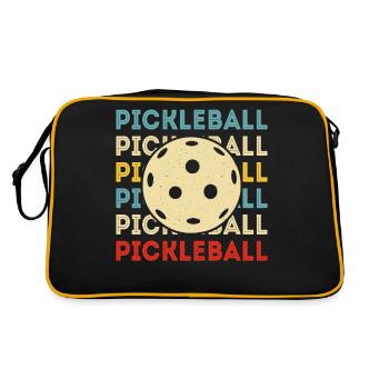 Pickleball - Sac Retro - noir/or - Dos