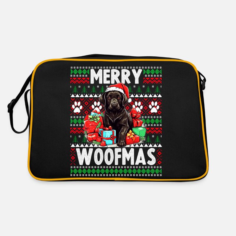 Noël Parent Fourrure - Black Labrador Lover Ugly C Sac Retro
