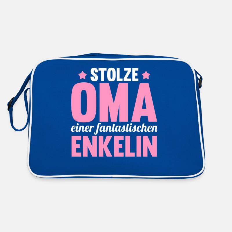 Großmutter Enkelin Oma Retro Tasche