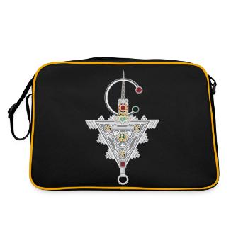 BIJOU AMAZIGH MAROC RIF - Sac Retro - noir/or - Dos