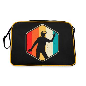 Réalité virtuelle VR - Sac Retro - noir/or - Dos