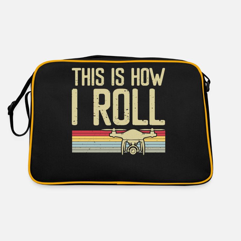 Drohne Retro Tasche