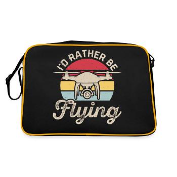 Drone - Retro Bag - black/gold - Back