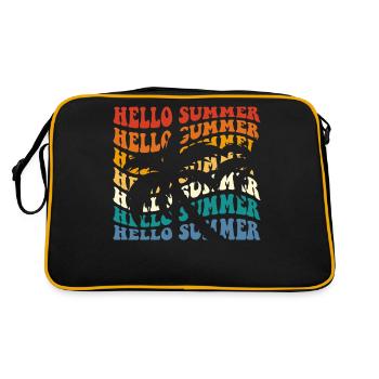 Bonjour Summer - Sac Retro - noir/or - Dos