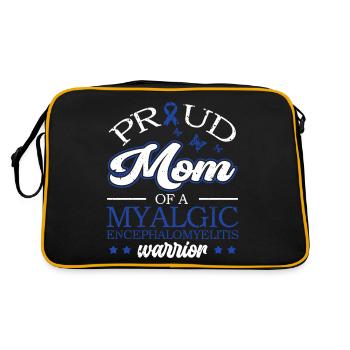 Fière maman d’un myalgique - Sac Retro - noir/or - Dos