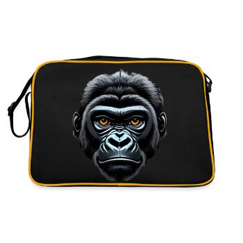 Gorilla - Retro Bag - black/gold - Back