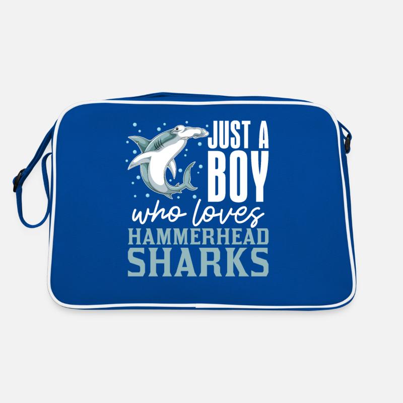 Animal Requin Créatures marines Garçons Cadeau Requin-marteau Sac Retro