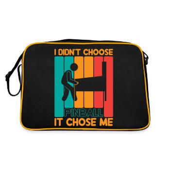 Je n’ai pas choisi Pinball It Choose Me Retro Pinball - Sac Retro - noir/or - Dos