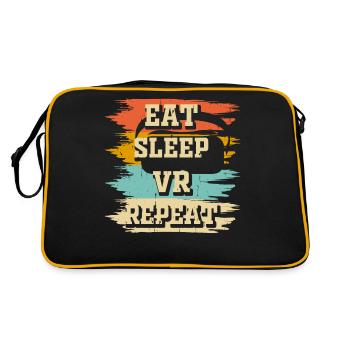 Réalité virtuelle VR - Sac Retro - noir/or - Dos