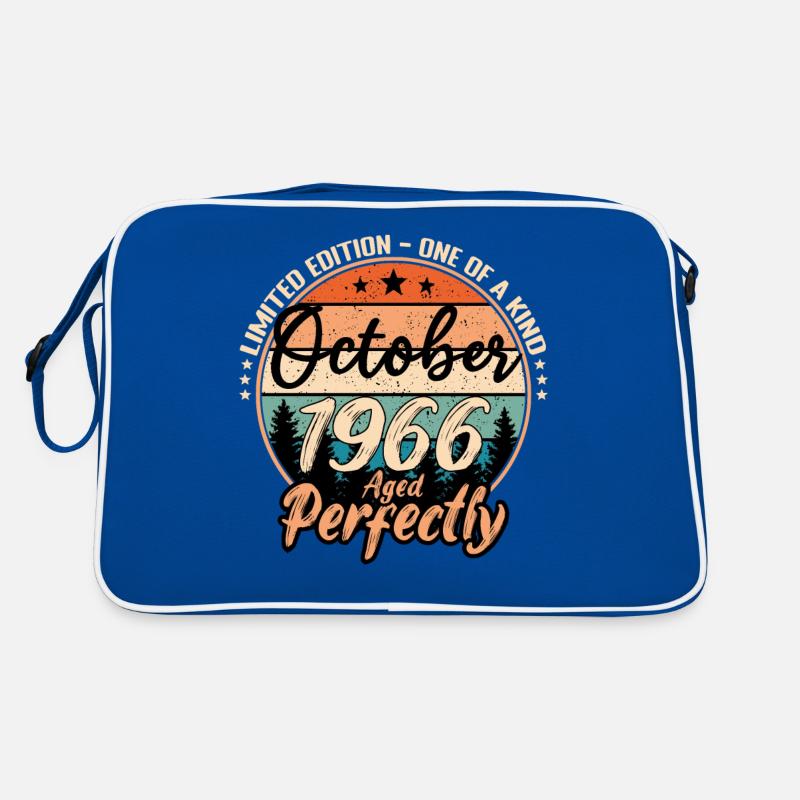 Octobre 1966 anniversaire 1966 légendes Octobre Sac Retro