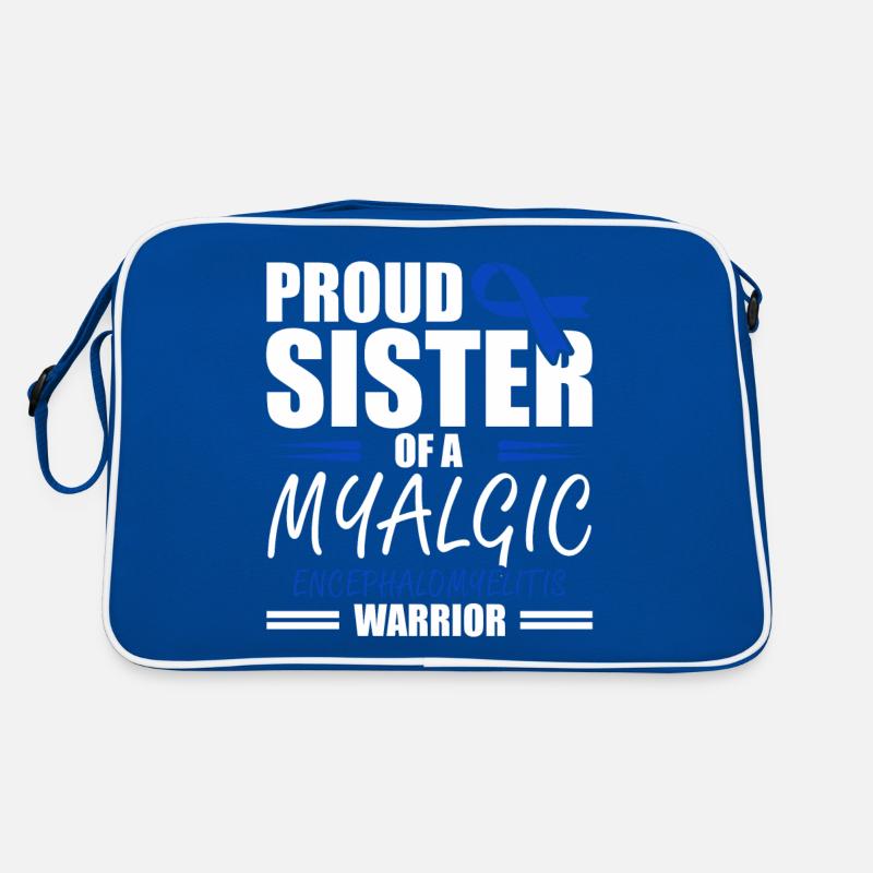 Stolze Schwester Eines Myalgische Retro Tasche
