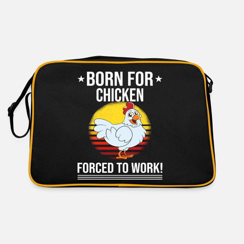 Funny Chicken Saying Chicken Retro Bag