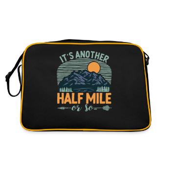 C’est une autre randonnée en montagne d’un demi-mile - Sac Retro - noir/or - Dos