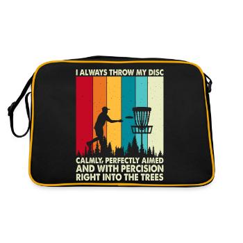 Discgolf Disc Golf - Retro Bag - black/gold - Back