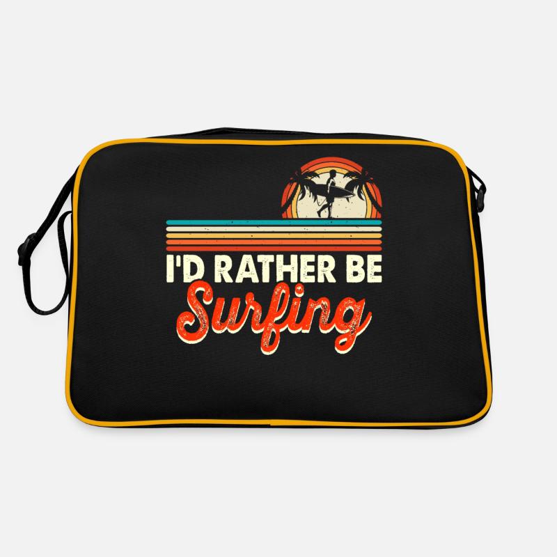 Surfer Surfen Retro Tasche