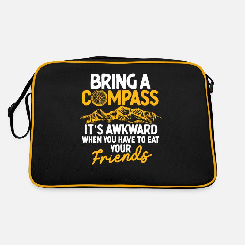 Bring a compass It's embarrassingly funny Retro Bag