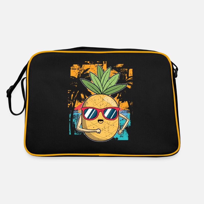 Funny Fruit Gift Cool Sunglasses Pineapple Retro Bag