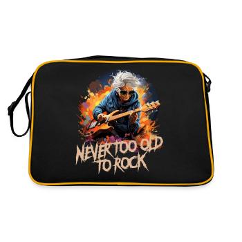 "Groovy Granny" - The Ultimate Motif - Retro Bag - black/gold - Back