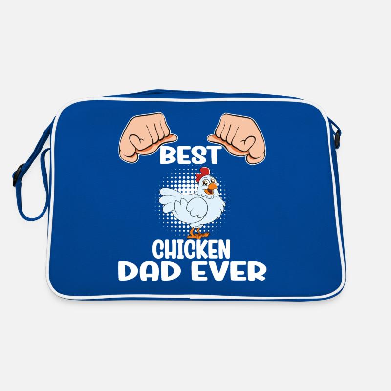 Drôle de poulet disant poulet Sac Retro