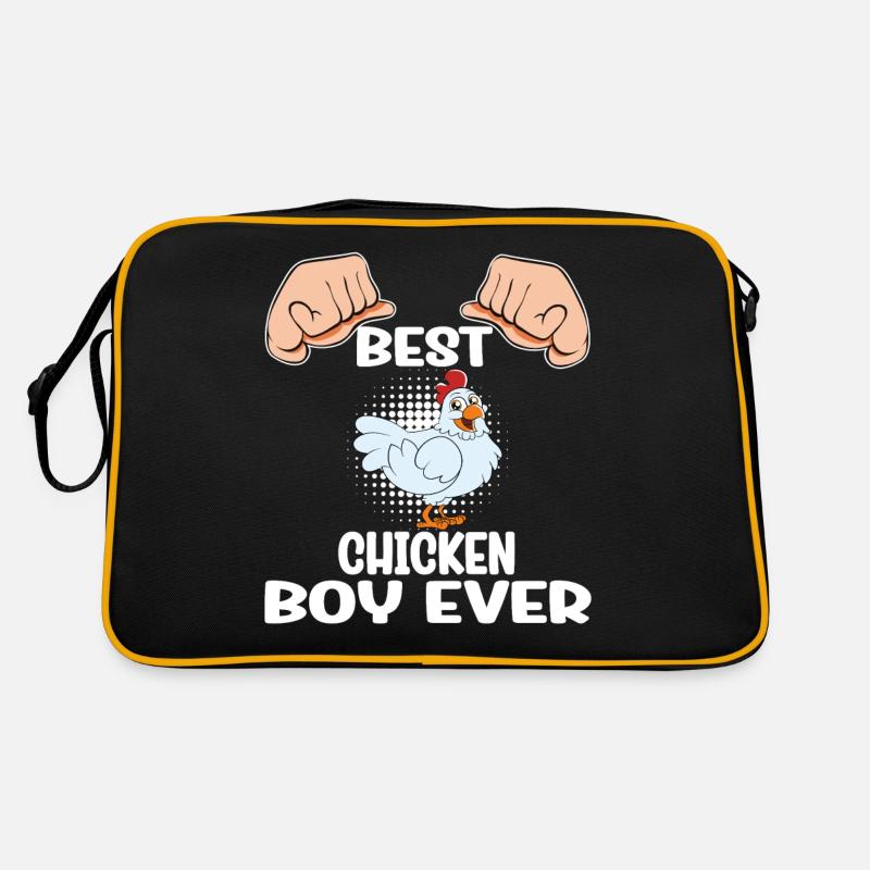 Drôle de poulet disant poulet Sac Retro