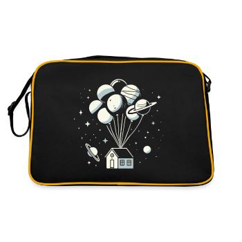 Maison Galactique - Sac Retro - noir/or - Dos