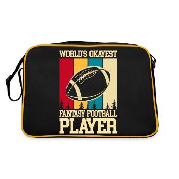 Fantasy Football - Sac Retro - noir/or - Dos