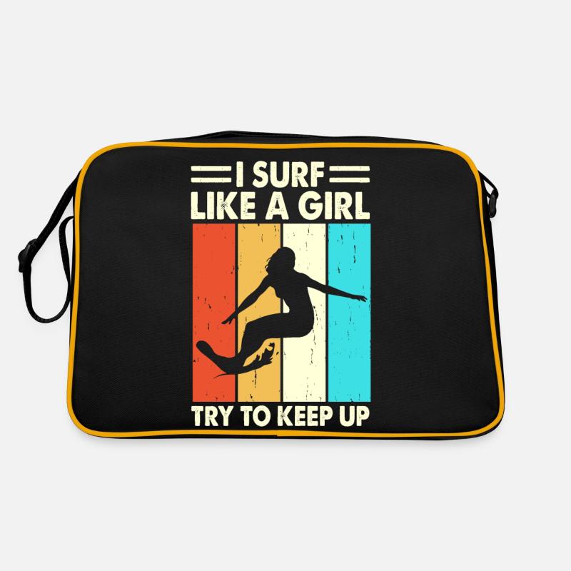 Surfer Surf Sac Retro