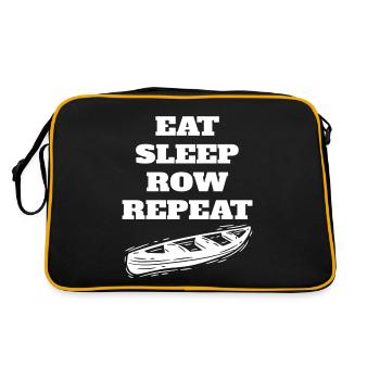 Rowing Rowing Team Rowing Rowing Club Rowing - Retro Bag - black/gold - Back