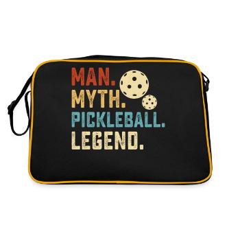 Pickleball - Sac Retro - noir/or - Dos