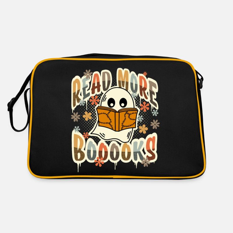 Read More Boooks Lesen Bücher Halloween Retro Tasche