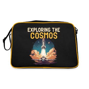 EXPLORER LE COSMOS - Sac Retro - noir/or - Dos