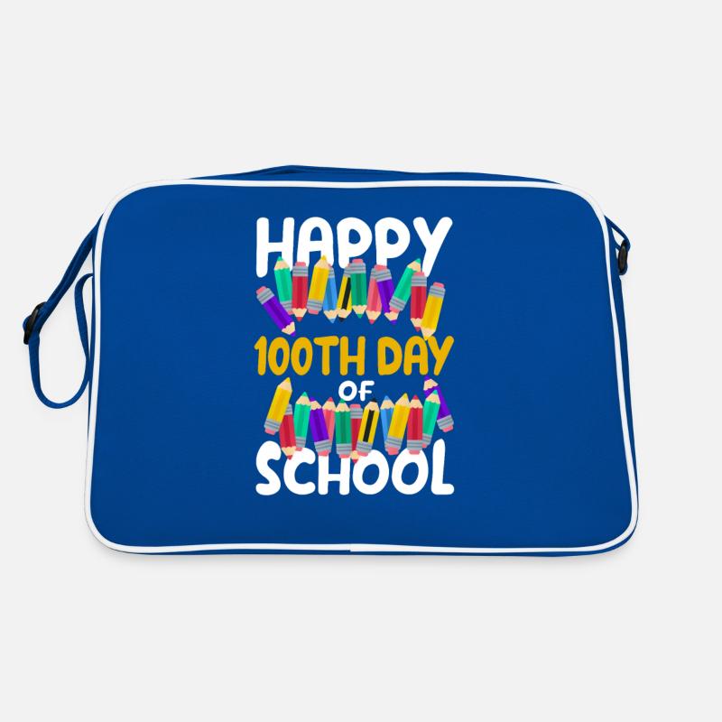 Joyeux 100e jour des enseignants de l’école Sac Retro