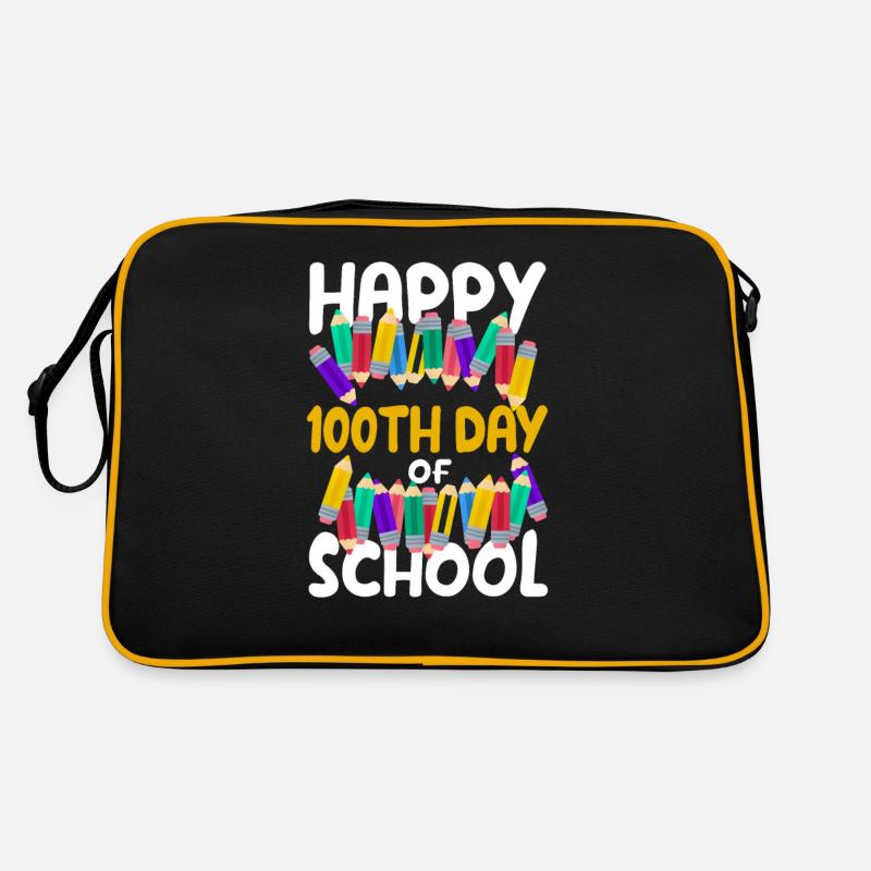 Joyeux 100e jour des enseignants de l’école Sac Retro