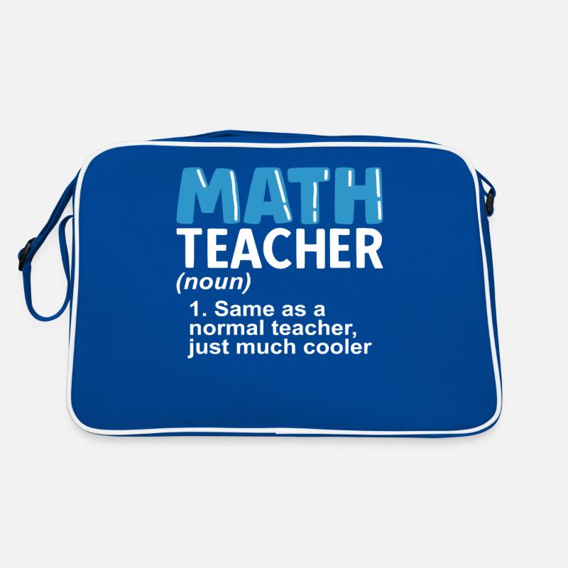Mathelehrer Spruch Mathematiker Retro Tasche