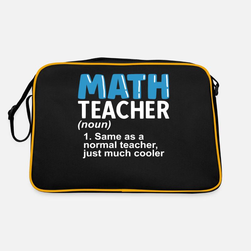 Mathelehrer Spruch Mathematiker Retro Tasche