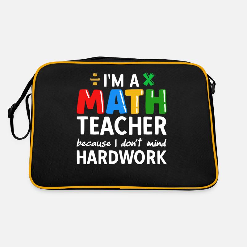 Mathelehrer Spruch Mathematiker Retro Tasche