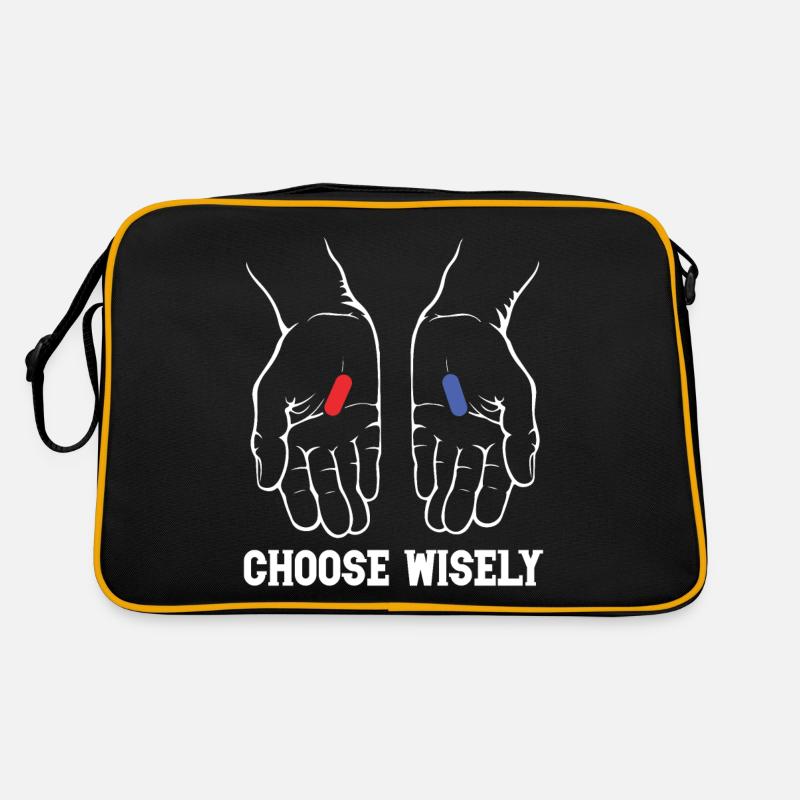 CHOOSE WISELY Retro Tasche