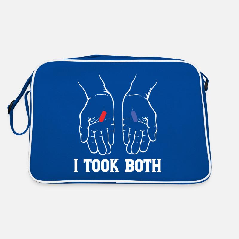 I TOOK BOTH Retro Tasche