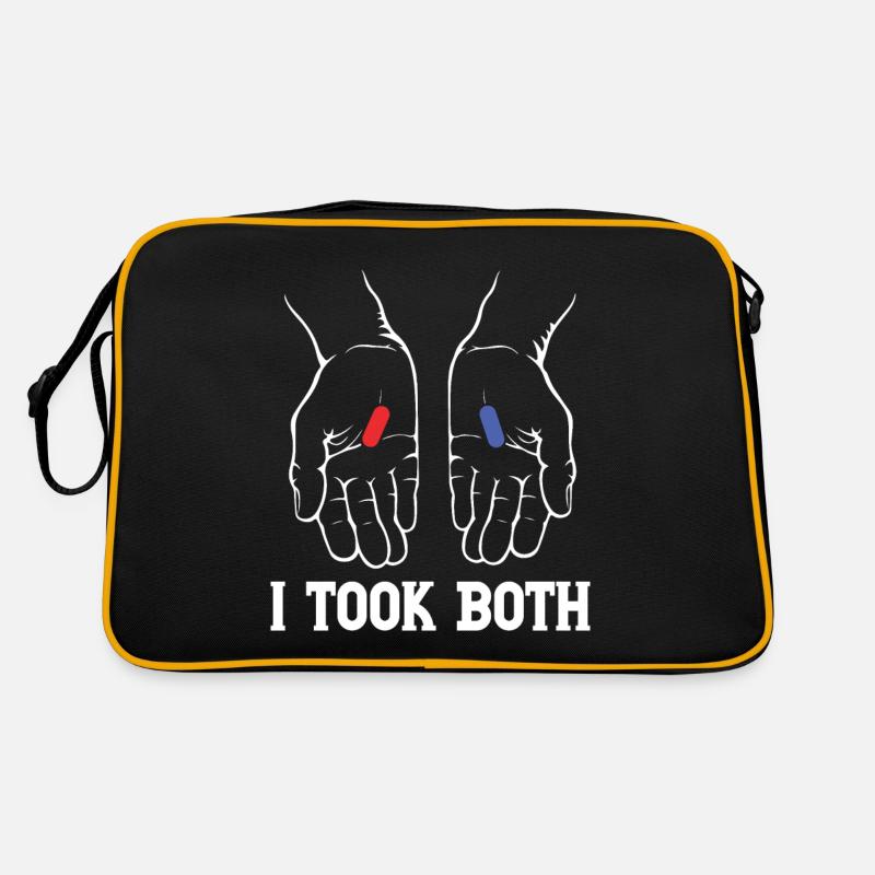 I TOOK BOTH Retro Tasche