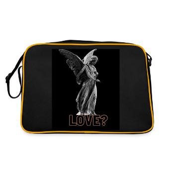 Love? T-shirt - Retro Tasche - Schwarz/Gold - Hinten