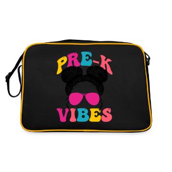 Pre-K Vibes Kindergarten Team Retro Jour 1 - Sac Retro - noir/or - Dos